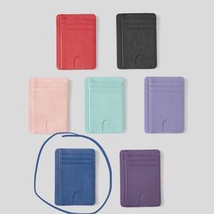 ✨NWT✨ Halara | PU Card Holder Slim Wallet | Blue